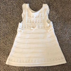 Like new knit sleeveless dress by Benetton baby